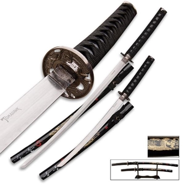 Picture of 2 Piece Dragon Ninja Sword Set