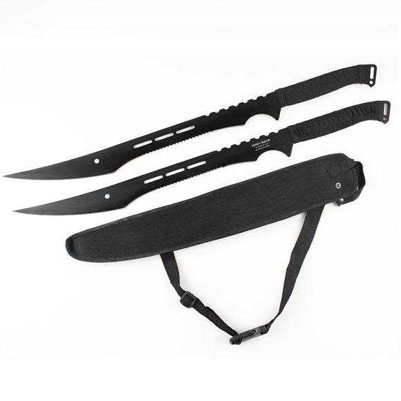 Picture of Black Ninja Machete Set