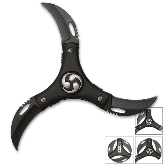 Picture of Cyclone 3 Blade Folding Ninja Throwing Star