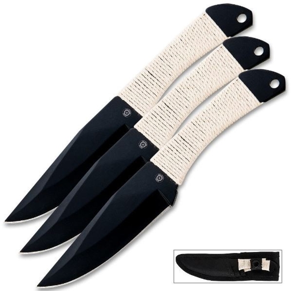 Picture of Bullseye Triple Throwing Knife Set