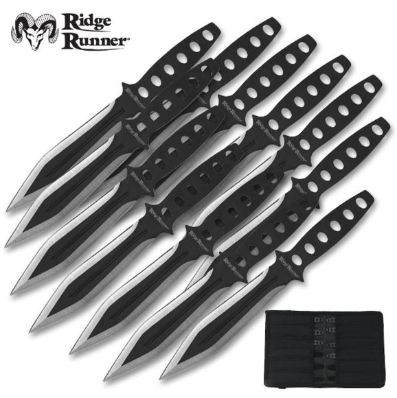 Picture of Ridge Runner 12 Piece Tornado Throwing Knife Set