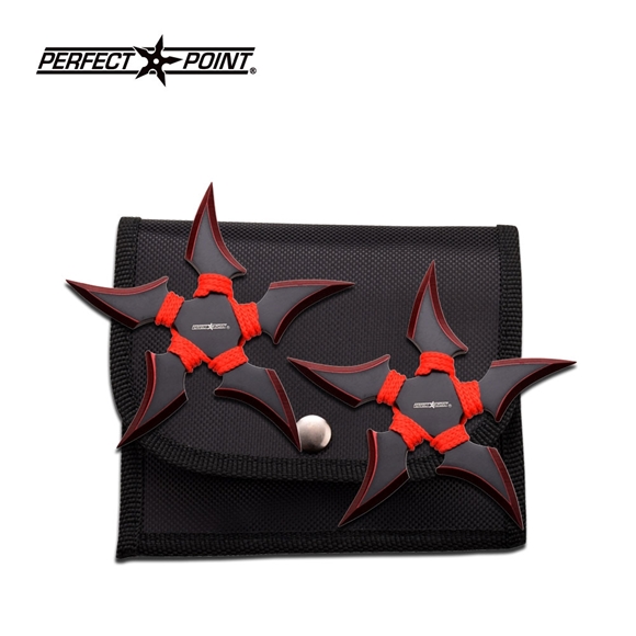 Picture of Red Talons of Iris Ninja Shuriken Set