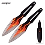 Picture of Perfect Point Two Piece Throwing Knife Flame Set