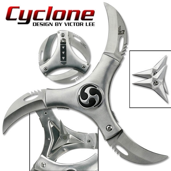 Picture of Victor Lee Cyclone 3 Blade Folding Ninja Star