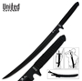 Picture of Black Ronin Samurai Sword with Shoulder Scabbard