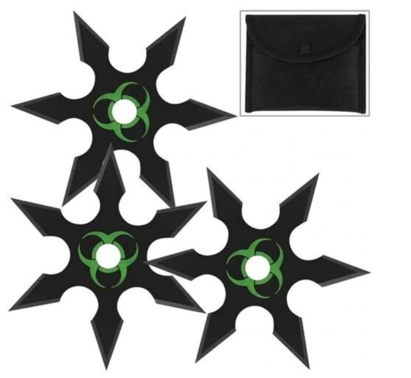 Picture of Zombie Genocide Shuriken Throwing Star Set